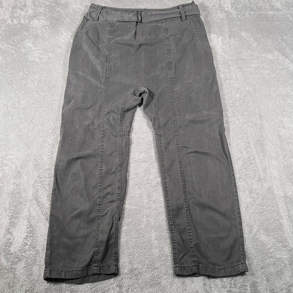 Zara Cropped Harem Style‎ Pants Womens XS Gray Utility Style Baggy